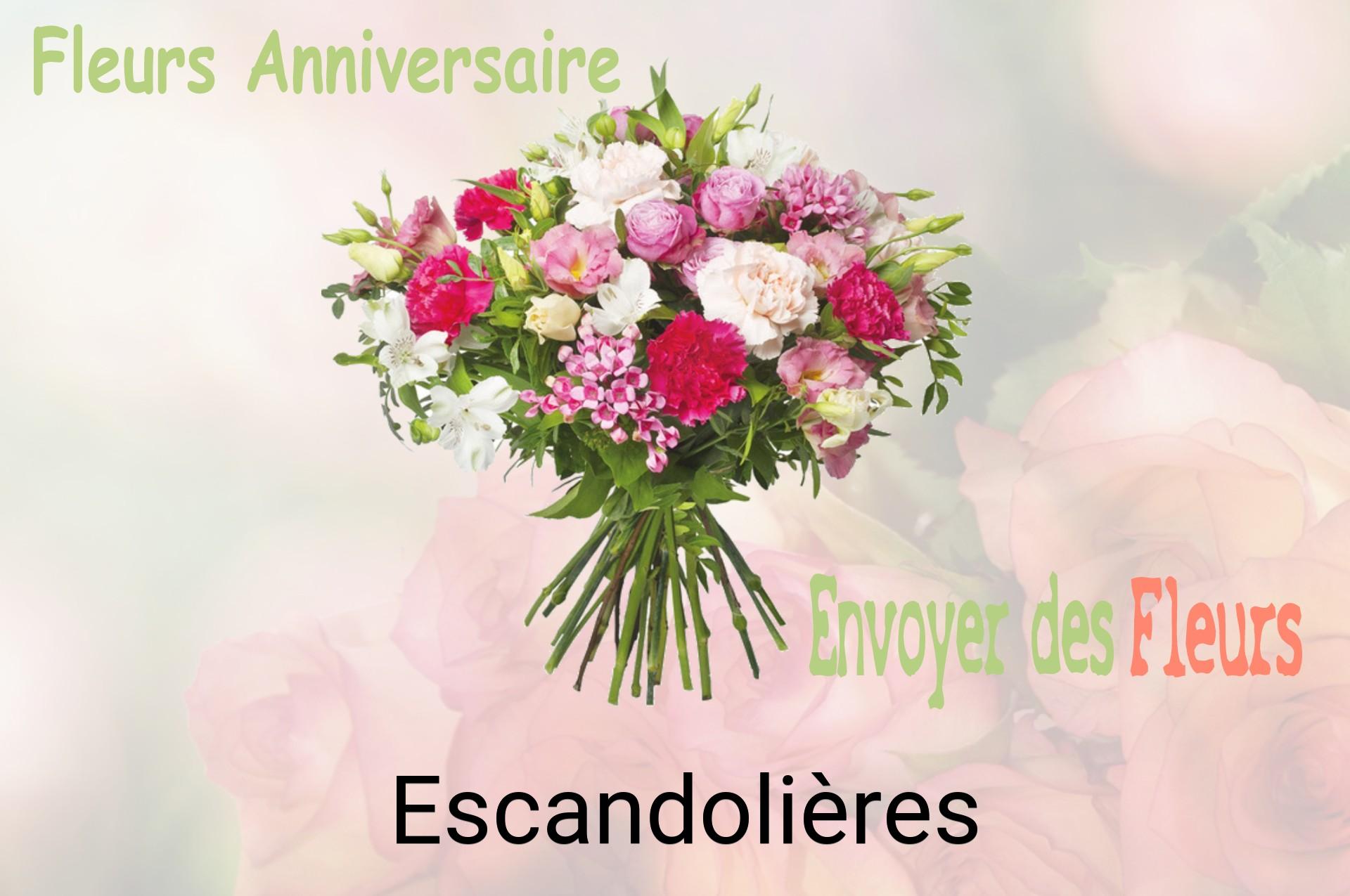 Bouquet de fleurs d’anniversaire livré à Escandolières